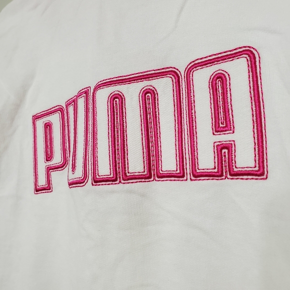 Puma Sweat White Beetroot Purple Full Zip Jacket - Picture 4 of 6